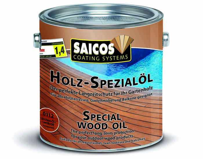 Saicos Holz-Spezialöl Lärchen-Öl transparent 0112 Gebinde 2,50ltr. - Detail 1
