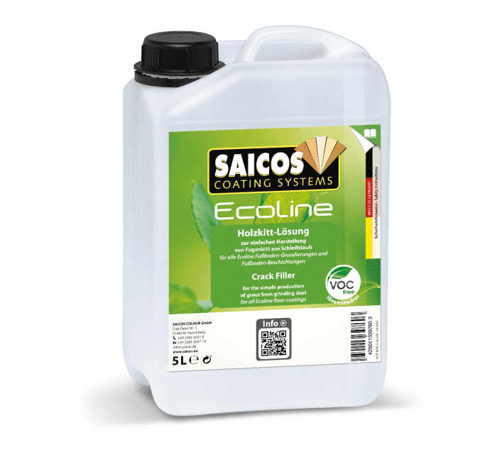 Saicos Ecoline Holzkitt-Lösung 5 Ltr. Art.Nr. 0970 002Eco 610 - farblos - Detail 1