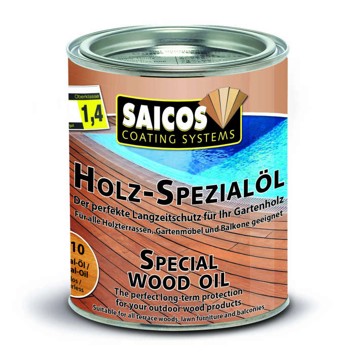 Saicos Holz-Spezialöl Spezial-Öl farblos 0110 Gebinde 0,75ltr. - Detail 1