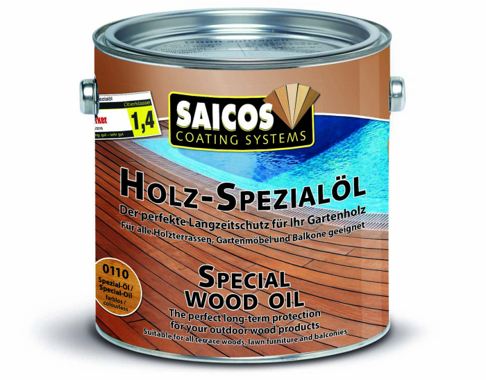 Saicos Holz-Spezialöl Spezial-Öl farblos 0110 Gebinde 2,50ltr. - Detail 1