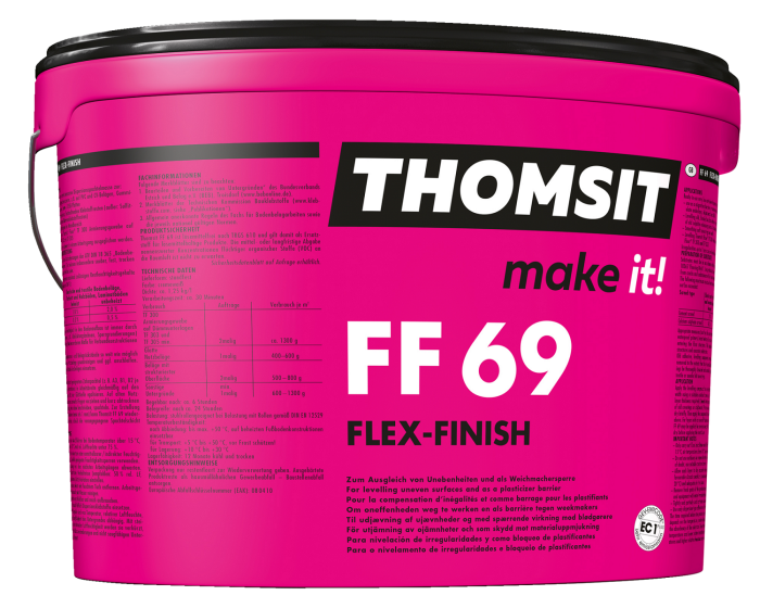 Thomsit FF69 Flex-Finish Dispersionspachtel 20kg für Schichtdicken bis 1mm - Detail 1