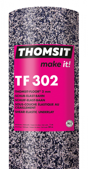 Thomsit TF302 Schub-Elast-Bahn 2mm 50x1,00m Abbau von Schub-/Scherkräften /16 db - Detail 1