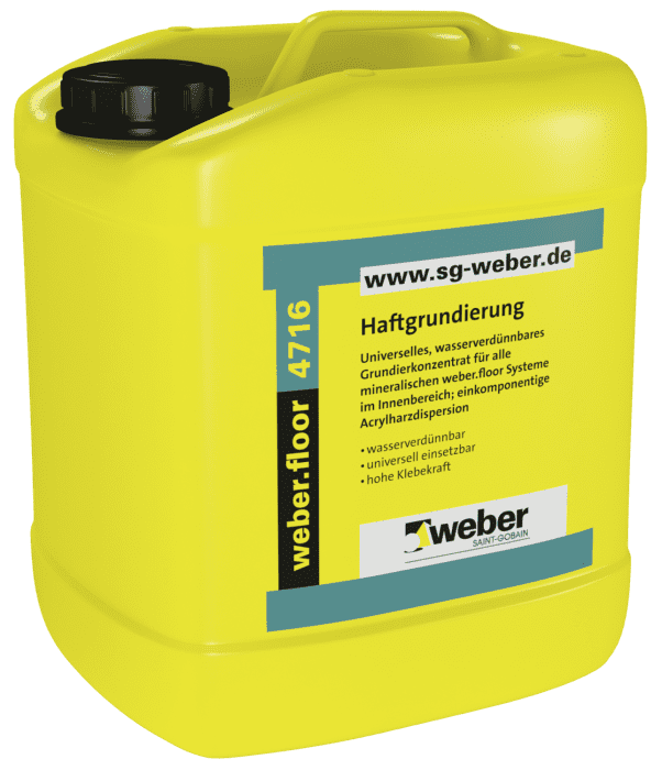Weber.floor 4716 Haftgrundierung 10 Ltr für saugende und nichtsaugende Untergründe - Detail 1