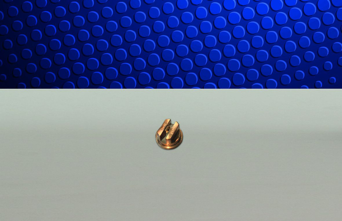 Glukon pebble Düse f. Pistole Vollmessing - Detail 1