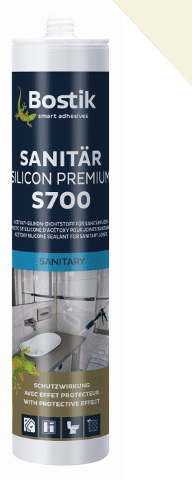 Bostik S700 Sanitär Silicon Premium pergamon #30617036 VE = 12 Stk - Detail 1