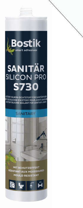 Bostik S730 Sanitär Silicon Pro weiß #30617081  VE = 12 Stk - Detail 1
