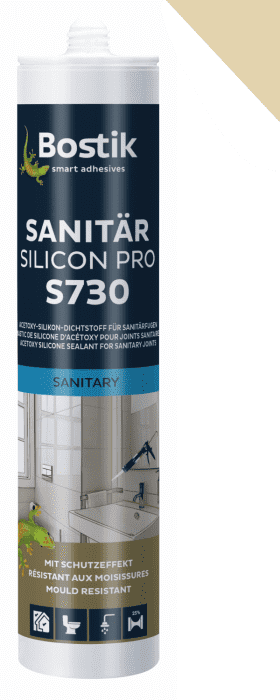 Bostik S730 Sanitär Silicon Pro bahamabeige #30617097 VE = 12 Stk - Detail 1