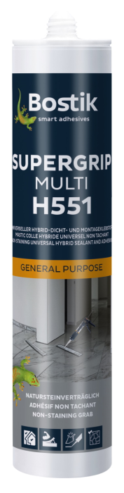 Bostik H551 Supergrip Multi weiss 430g # 30617672 1-K-Hybrid-Kleb-/Dichtstoff VE=12 St. - Detail 1