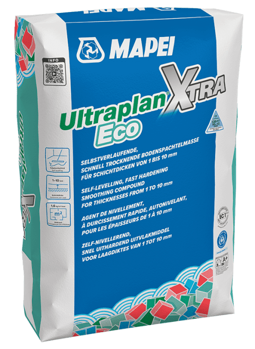 Mapei Ultraplan Eco Xtra / 25kg zementäre Spachtelmasse 1-10mm - Detail 1