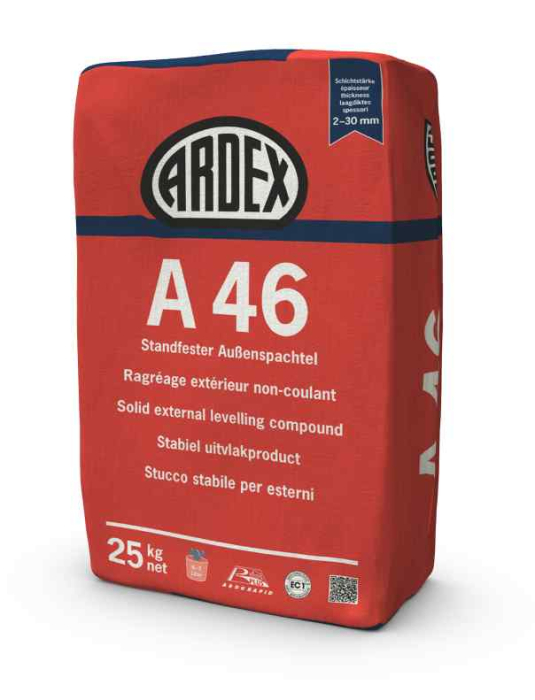 ARDEX A46 Standfester Außenspachtel 25kg (Z 2-30)  - Detail 1