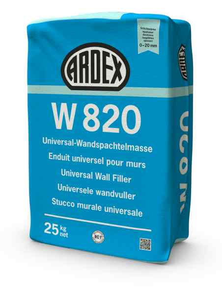 ARDEX W820 Superfinish spritzbare Wandspachtelm. 25kg (G 1-20) - Detail 1