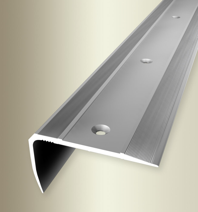 Küberit Treppenprofil gebohrt 53x28mm Typ 712 Alu-silber 500cm # 3 23 12 04 7 - Detail 1