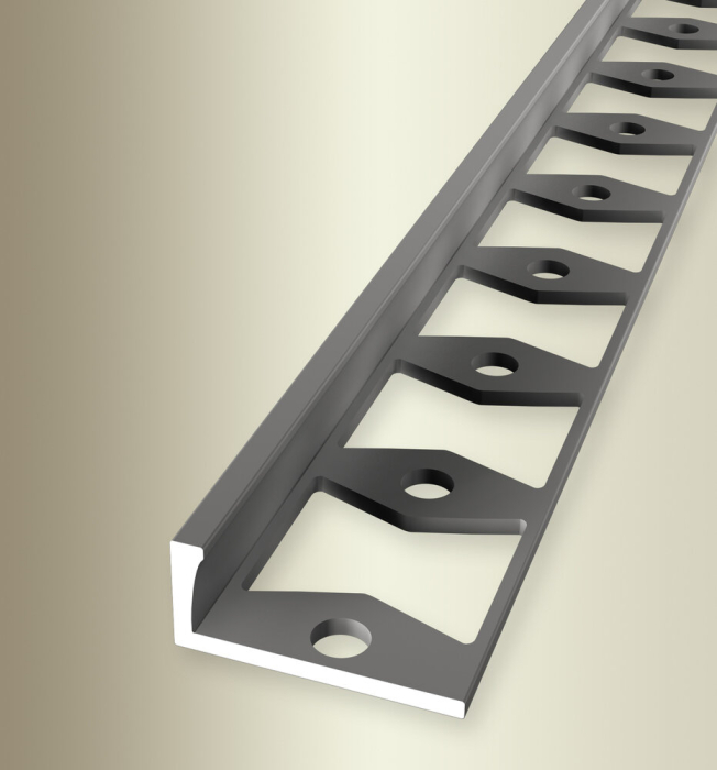 Küberit Fliesen-Abschlussprofil h=12,5mm/14mm Typ 305 G edelstahl 250cm # 21905184 - Detail 1