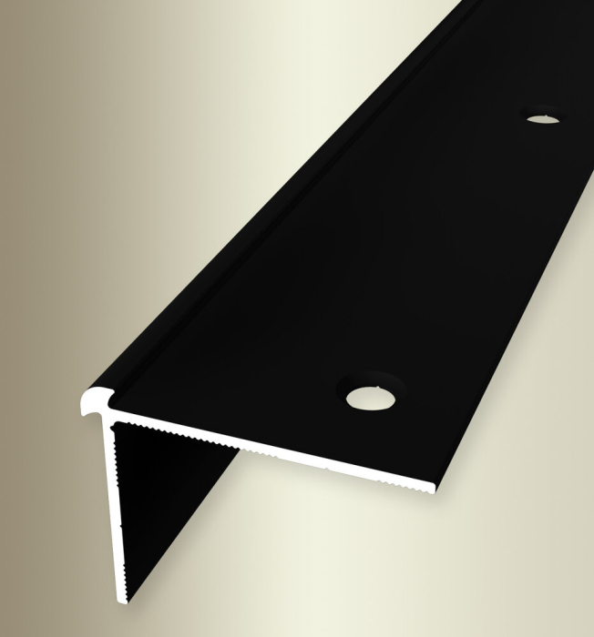 Küberit Treppenkantenprofil 39x29x3mm Typ 871 Pulverb.-schwarz 250cm # 3238717014 - Detail 1