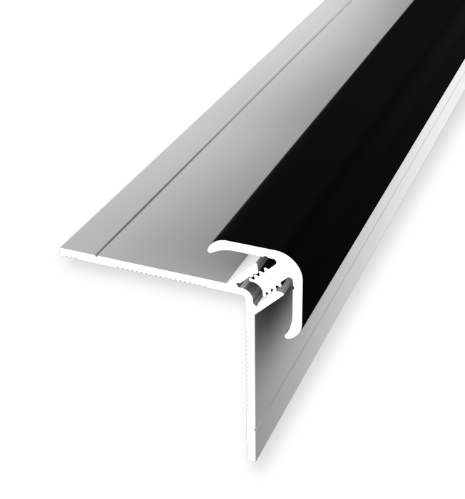 Küberit Clip-Außenecke ungebohrt, 90°-2-tlg-260cm Typ 153 U Alu pulverb.RAL9005 sw 3-5mm#2271537019 - Detail 1