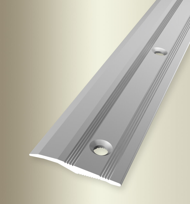 Küberit Rampenprofil gebohrt 28x2,5-4,5mm Typ 264 Alu-silber 270cm # 3172640045 - Detail 1