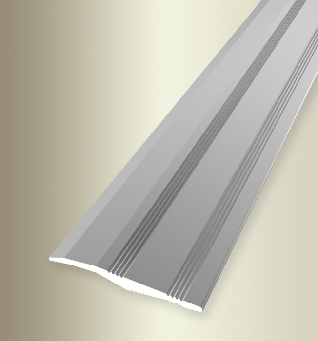 Küberit Rampenprofil ungebohrt 28x2,5-4,5mm Typ 264 U Alu-silber 270cm # 2112640045 - Detail 1