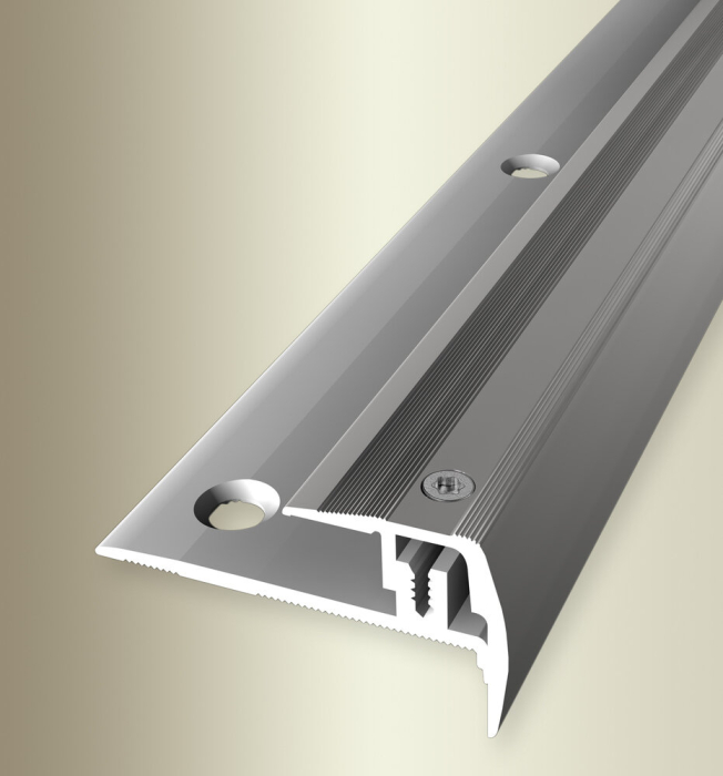 Küberit Euro-Step Champion Treppenprofil 7-16mm Typ 320 Alu-edelstahl 300cm # 07420028 - Detail 1