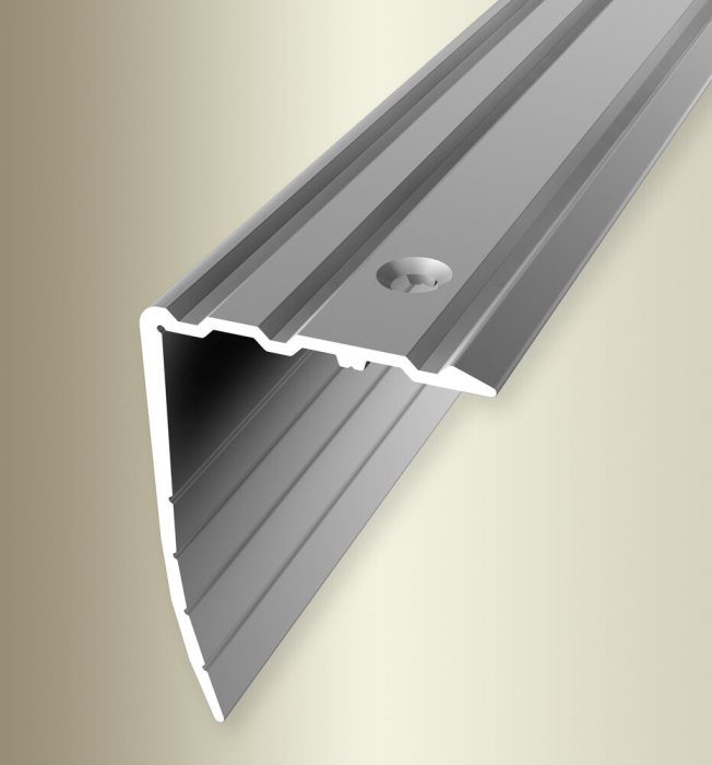 Küberit Winkelprofil gebohrt 31x43x2mm m. Zier- rillen Typ 540 Alu-silber 300cm # 3165400048 - Detail 1