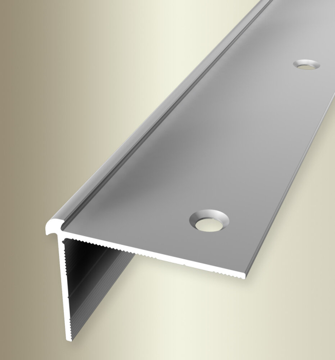 Küberit Treppenprofil gebohrt 39x29x3mm Typ 871 Alu-silber 250cm # 32371044 - Detail 1