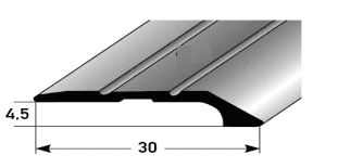Auer Abschlussprofil Nr. 09 30x4,5mm selbstklebend SB bronze hell 1m 083023 - Detail 1