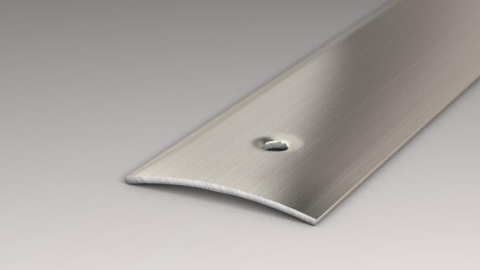 Prinz Übergangsprofil 30mm Edelstahl gebürstet mittig gelocht inkl. Schrauben Dübe 2,7m - Detail 1