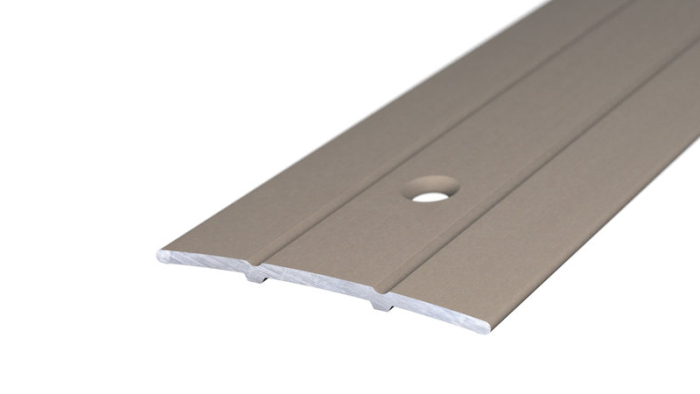 Prinz Übergangsprofil 38mm Aluminium mittig gel. inkl. Schrauben Dübel Edelstahl matt 2,7m - Detail 1