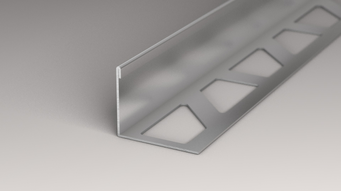 Prinz Winkelabschlussprofil Edelstahl gestanzt für 15mm Stärken 3m 7261501300 - Detail 1