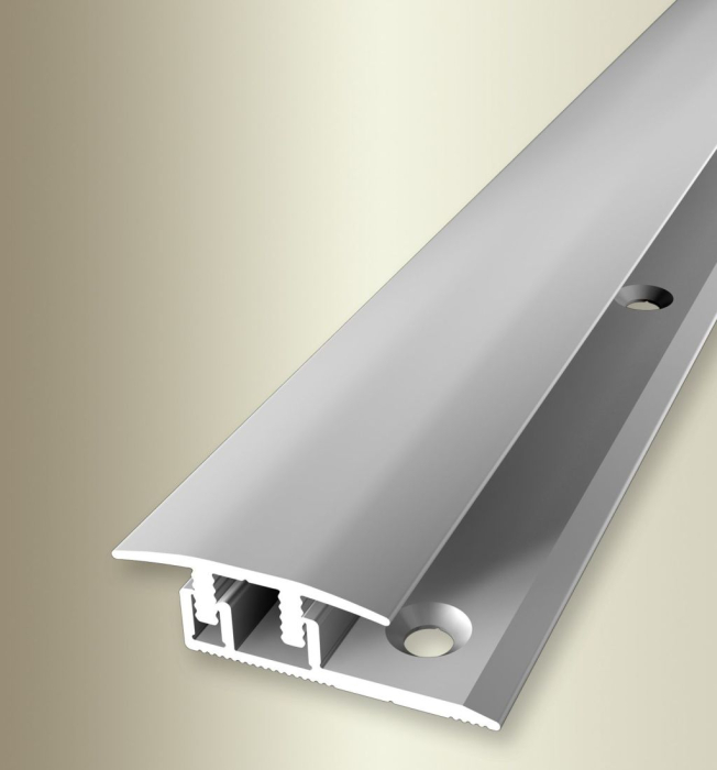Küberit Design-Clip Übergangsprofil 24 x 4-7,5mm Typ 578 Alu-silber 100cm #06478041 - Detail 1