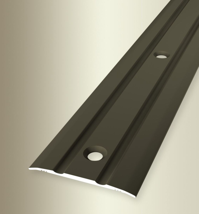 Küberit Übergangsprofil Aluminium 38mm Typ 438 2,70m F6 bronze mit Zierrillen31238065 - Detail 1