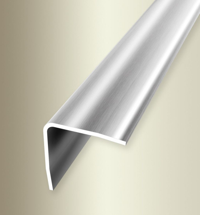 Küberit Eckschutzwinkel Edelstahl m. geb. 30x30mm Typ 174U-K unbebohrt m. 45° Krone 1,25m 2271744822 - Detail 1