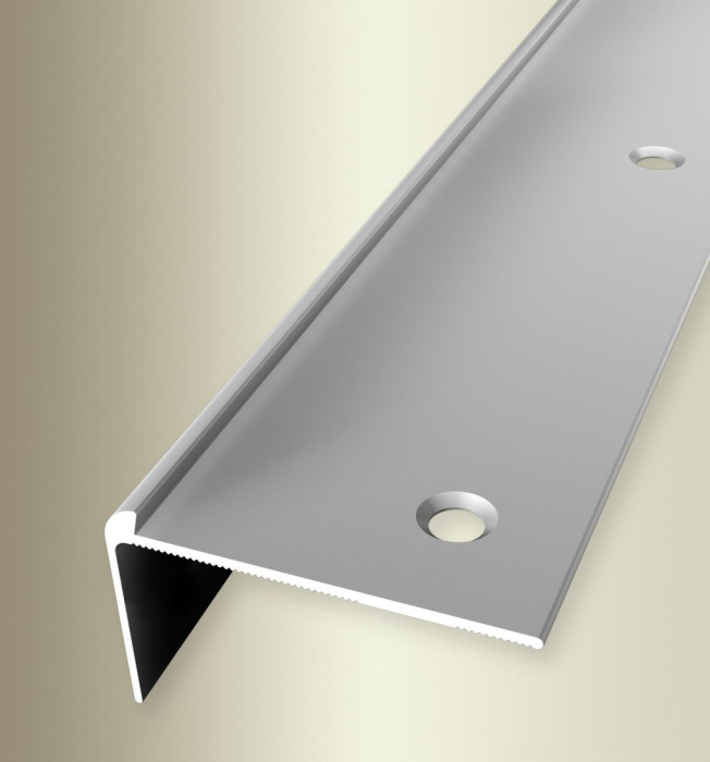 Küberit Treppenkantenprofil gebohrt 48x40x3mm Typ 862 Alu-silber 500cm # 32362047 - Detail 1