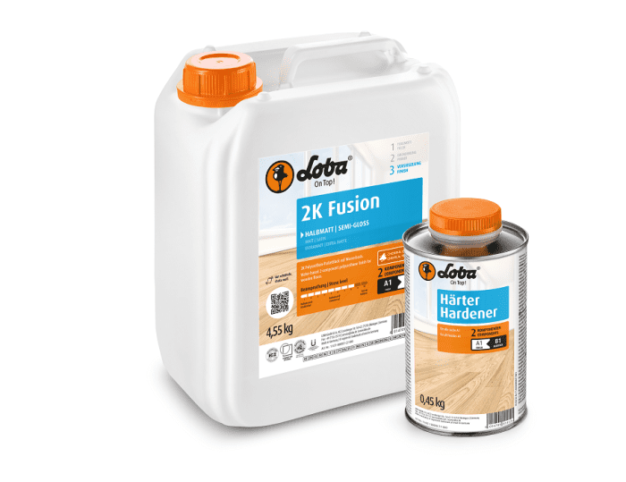 Loba 2K Fusion inkl. Härter halbmatt 5kg - Detail 1