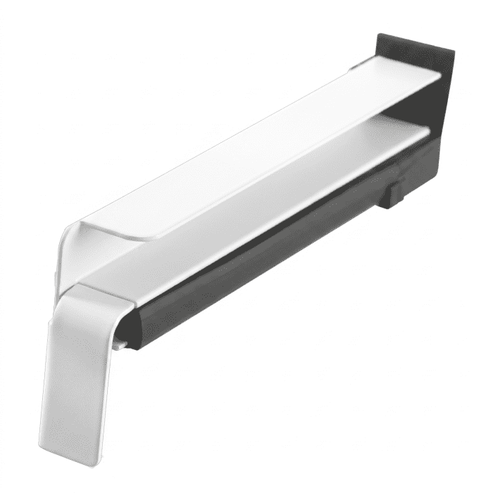 GLEITABSCHLUSS BF 4006-Z / 240 RAL 9016 links mit Dichtungsset - Detail 1