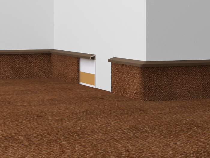 TLE55 (TL57) 581 Weißgrau Teppichleiste # Döllken # - Detail 1