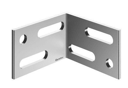 eurotec Unterkonstruktions-Eckverbinder 40x25x40mm für Systemprofil EVO, Aluminium, VPE=10 Stück - Detail 1