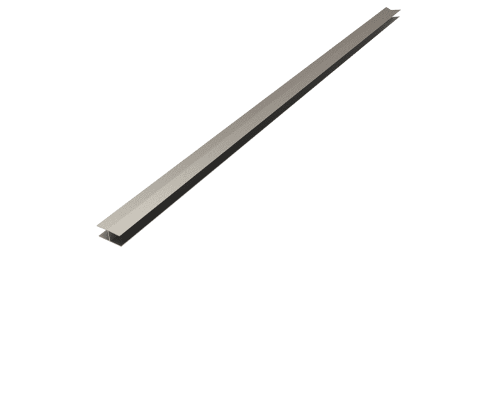 megawood-Gehrungsprofil Aluminium silber 50 x 25 mm (zugehöriges Dichtband separat) - Detail 1