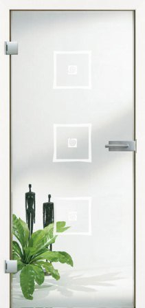 834x1.972 L&H Glasdrehtür ESG Studio/Office DIN LI Alana - Motiv matt/Fläche klar - Detail 1