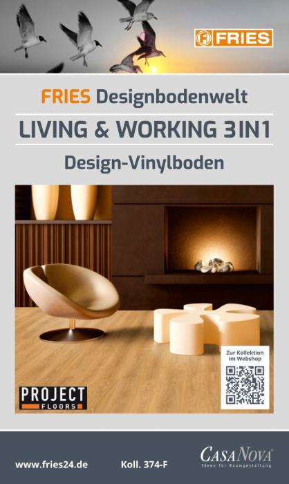 Koll. Project Floors Living & Working, 3 in 1 Designboden - kleben und klicken #374-F - Detail 1