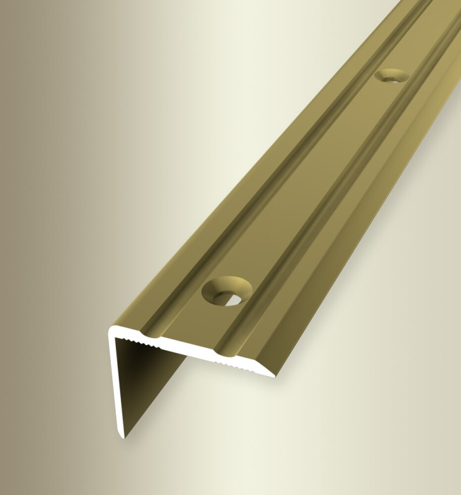 Küberit Winkelprofil gebohrt 24,5x20mm Typ 235 Alu-gold 270cm # 3 16 35 055 - Detail 1