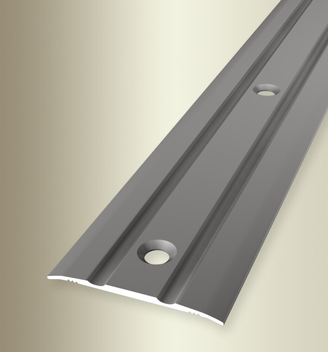 Küberit Übergangsschiene gebohrt 38x1,5mm Typ 438 Alu-edelstahl 270cm # 31238025 - Detail 1
