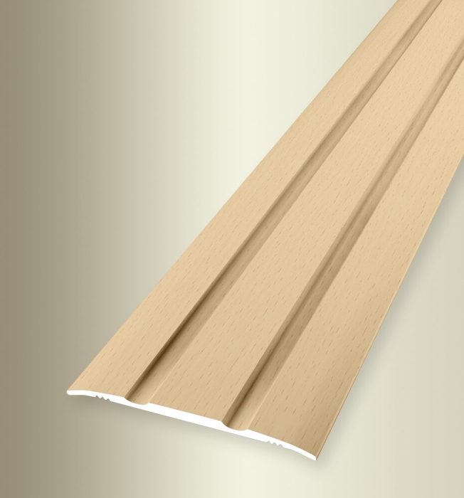 Küberit Übergangsschiene SK 38x1,5mm Typ 438 H Alu-Buche hell 270cm # 2 15 38 22 5 - Detail 1