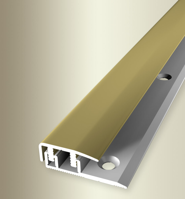 Küberit Design Clip Abschlussprofil 4-7,5mm Typ 577 Alu-gold 270cm #06477055 - Detail 1