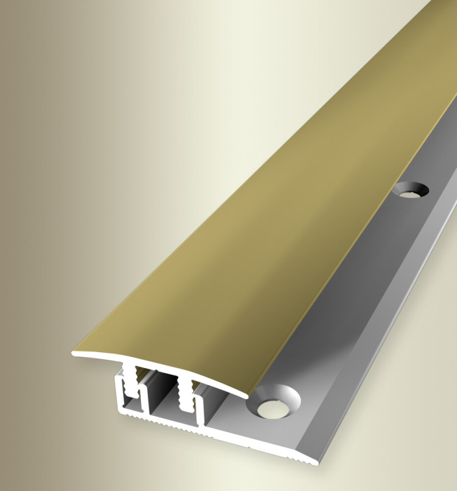 Küberit Design Clip Übergangsprofil 4-7,5mm Typ 578 Alu-gold 100cm #06478051 - Detail 1