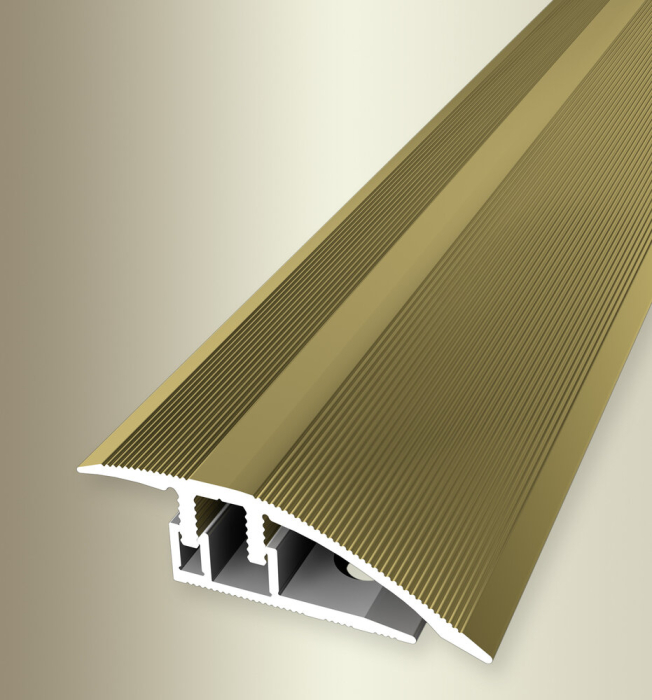 Küberit Euro Clip Anpassungsprofil 6-10mm Typ 586 L Alu-gold 100cm #06186051 - Detail 1