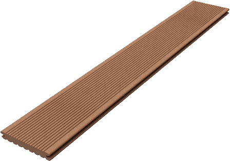 megawood-Terrassendiele 21x145mm - 6,0m CLASSIC massiv naturbraun - Detail 1