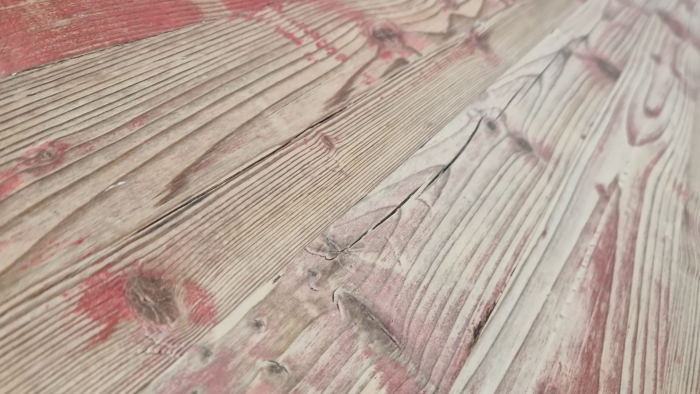 Massivholzpl. 3-S 20mm Fichte BASE marbled 2600x1220mm  Loopwood  Altholz,E1,D-s2,d0,SWP/1 NS - Detail 1