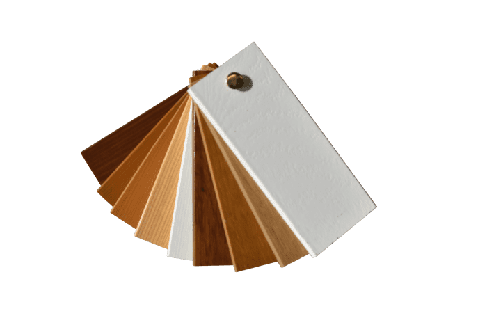 Musterfächer Farbkollektion Tryba Holzfenster Lärche - Detail 1