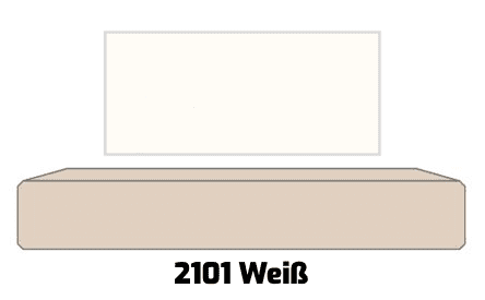 Glattkantbrett weiß 2101 21x143mm - 4,8m OSMO Landhausfarbe EXTRA ( deckend ) - Detail 1