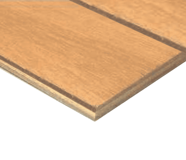 Profilsperrholz 9mm längs genutet, Okoume eins., 2500x1700 Schälfurnier AW100 - Detail 1